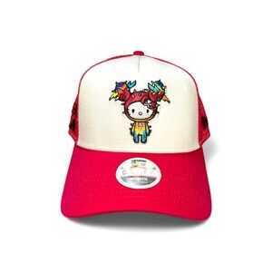 New Era 9FORTY Tokidoki Trucker Snapback Cap Women Hat Hello Kitty Love LA NWOT